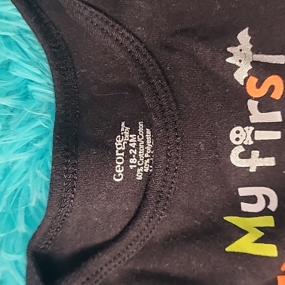 My first Halloween long sleeve diaper shirt onsie - Picture 2 of 3